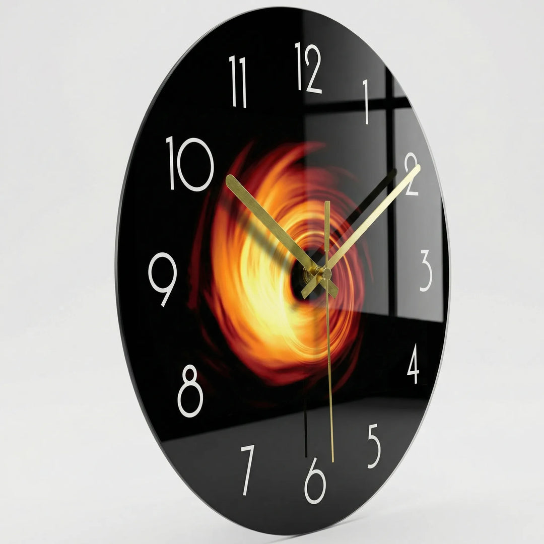 Runde Wanduhr Mit Weltraum-Motiv - Orbitara