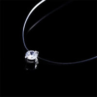 Runde Zirkon-Halskette - ZirconGlow
