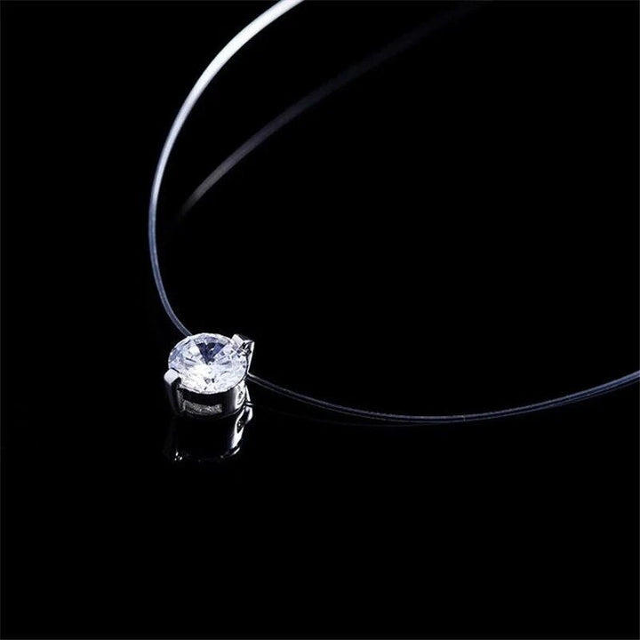 Runde Zirkon-Halskette - ZirconGlow