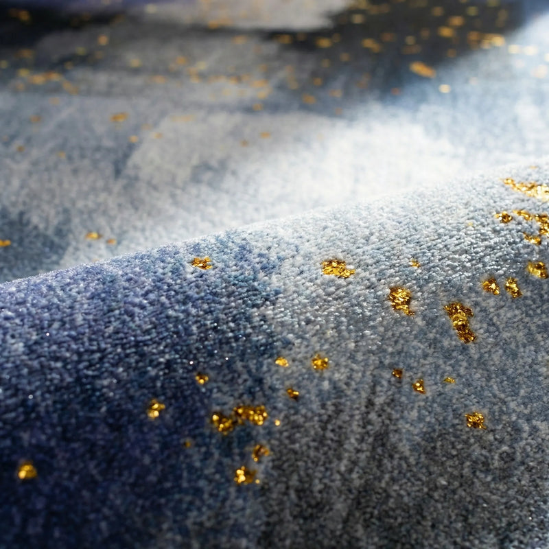 Runder Abstrakter Boho-Teppich - Auralune