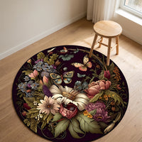 Runder Deko-Teppich - Floravelle