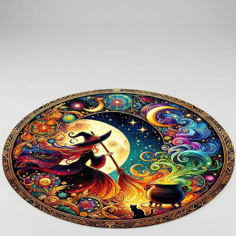 Runder Deko-Teppich - Mystivelle