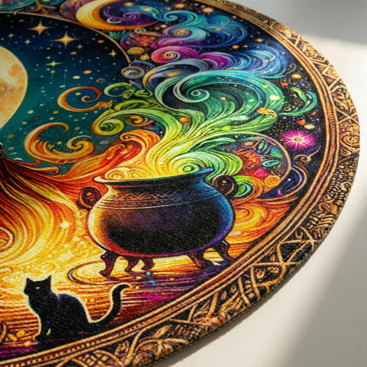 Runder Deko-Teppich - Mystivelle