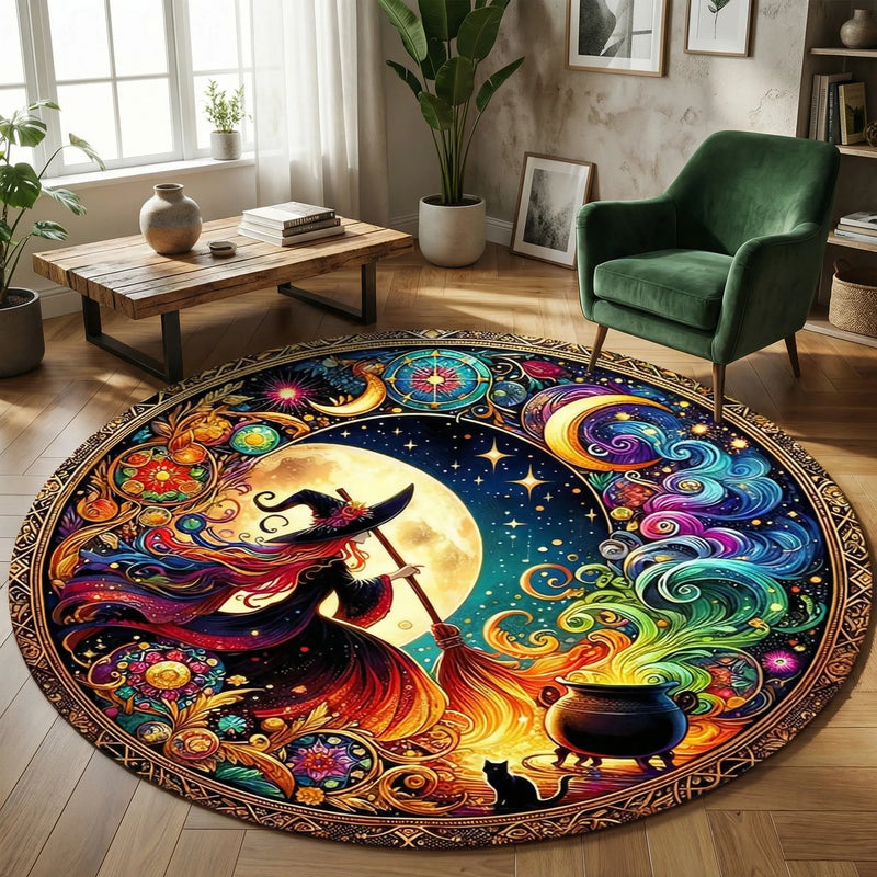 Runder Deko-Teppich - Mystivelle
