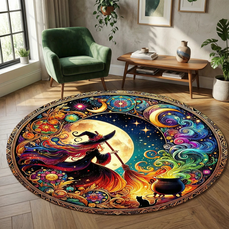 Runder Deko-Teppich - Mystivelle