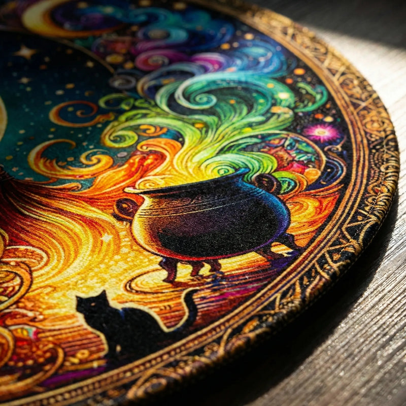 Runder Dekoteppich - Lunacircle