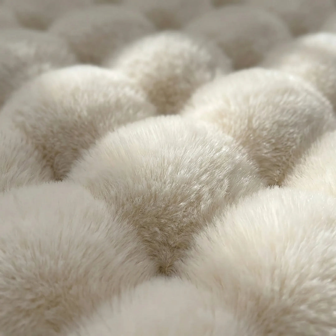 Runder Flauschiger Teppich - Plushory