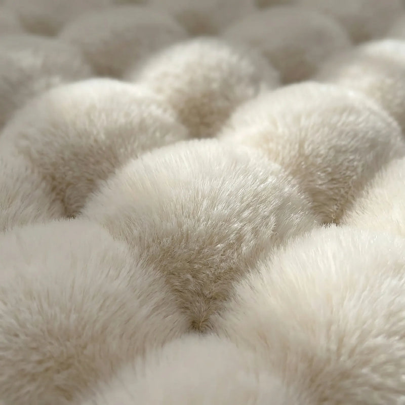 Runder Flauschiger Teppich - Plushory