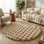 Runder Flauschiger Teppich - Plushory