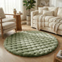 Runder Flauschiger Teppich - Plushory