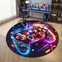 Runder Gaming-Teppich - Neonexus