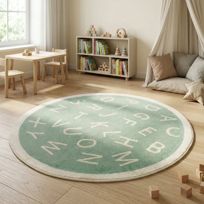 Runder Kinderspielteppich - Playcirca