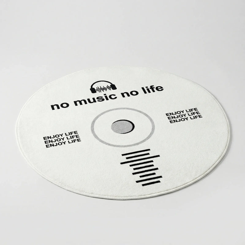 Runder Schallplatten-Teppich - Groovette