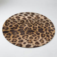 Runder Teppich Mit Muster - Leopura