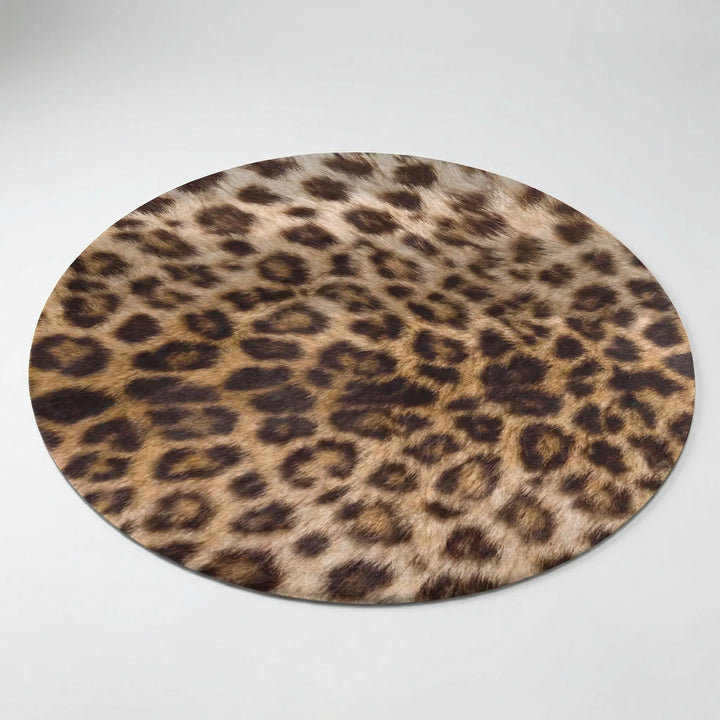 Runder Teppich Mit Muster - Leopura