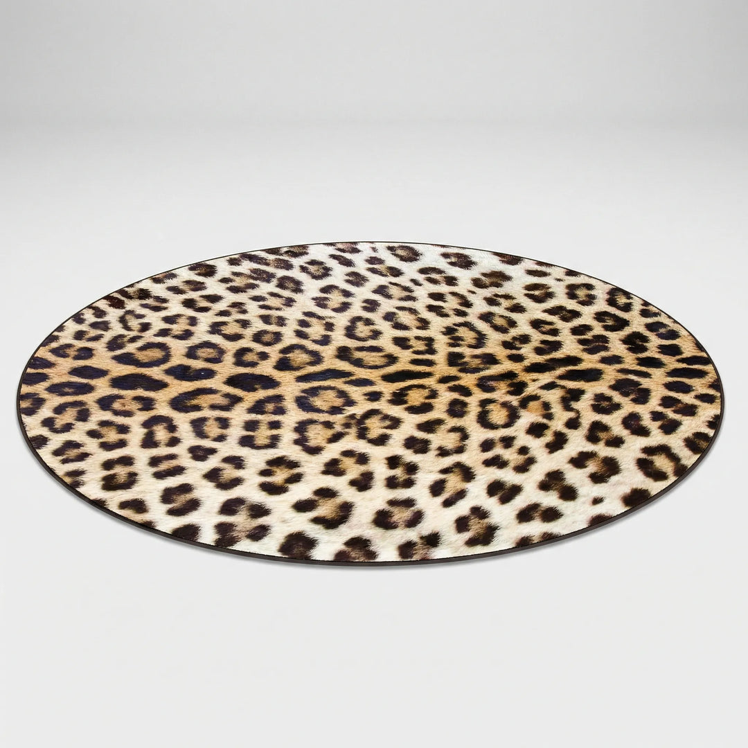 Runder Teppich Mit Muster - Leopurex