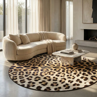 Runder Teppich Mit Muster - Leopurex