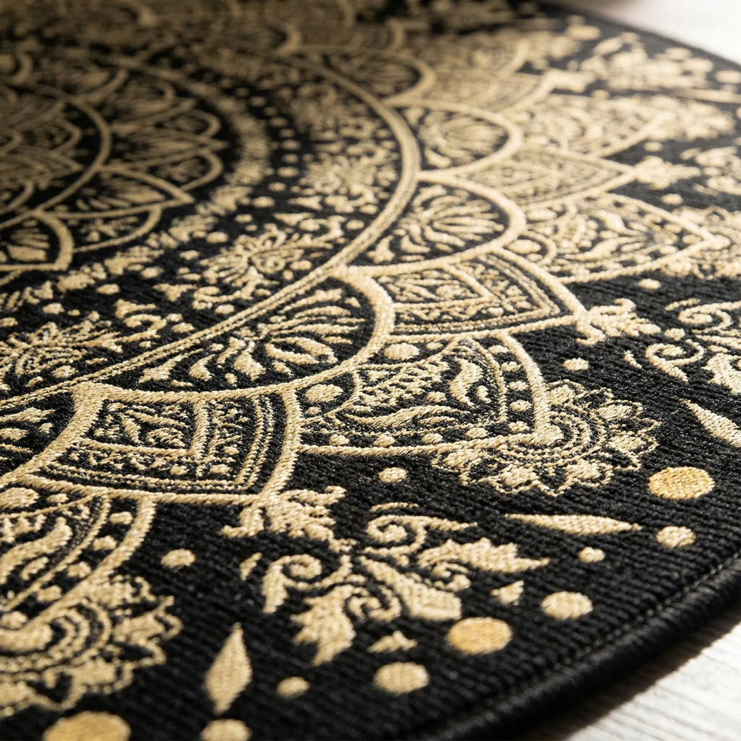 Runder Teppich Mit Muster - Lunadara