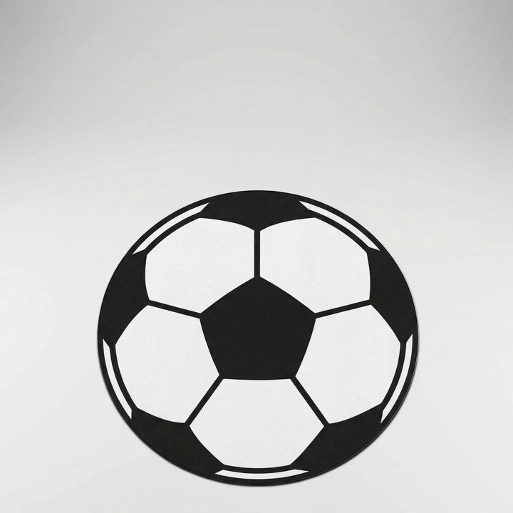 Runder Teppich Mit Sportmotiv - Kickora