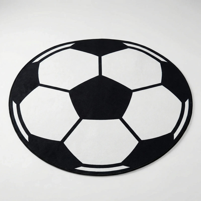 Runder Teppich Mit Sportmotiv - Kickora