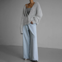 Damen Kaschmir-Strickjacke – Noelia Herbstzauber
