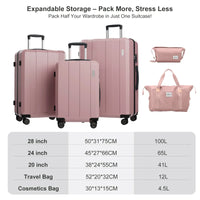 5-in-1 Hartschalen-Kofferset – Barcelona Explorer