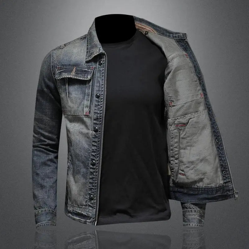 Retro-Jeansjacke im Vintage-Stil – Jasper