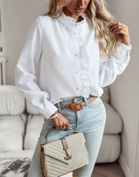 Trendige Gestreifte Damenbluse – Elise