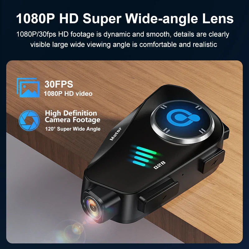 Bluetooth Motorradhelm Kamera 1080P HD wasserdicht – ApexRide