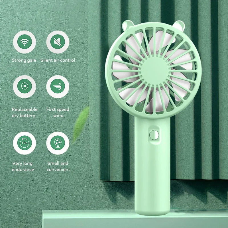 Tragbarer USB wiederaufladbarer Mini-Handventilator – Veyra (1+1 KOSTENLOS)