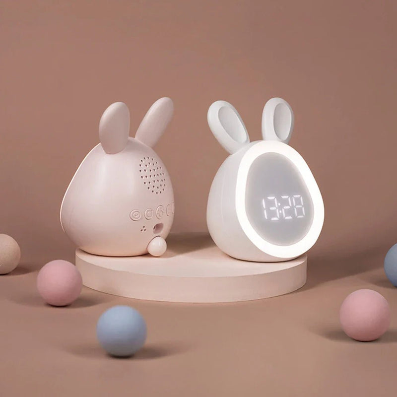 Kinderwecker in Kaninchenform mit LED Nachtlicht - BunniGlow
