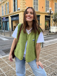 Warme & Bequeme V-Ausschnitt Weste für Damen - Alina