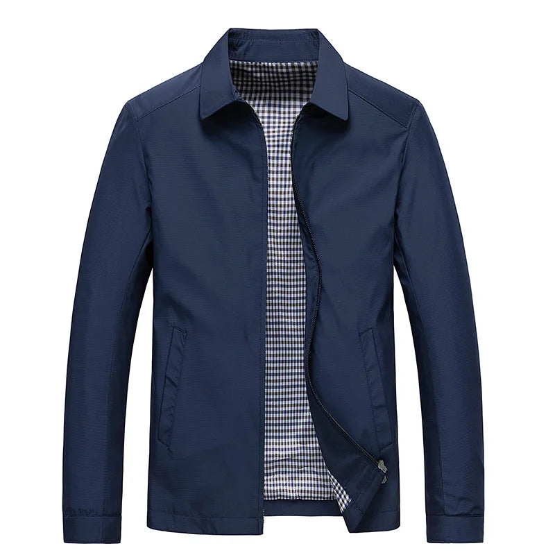 Dünne Herrenjacke mit Business-Design – Laurent