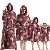Kürbis Hoodie-Decke für Halloween Gemütlichkeit – SpookySnuggle