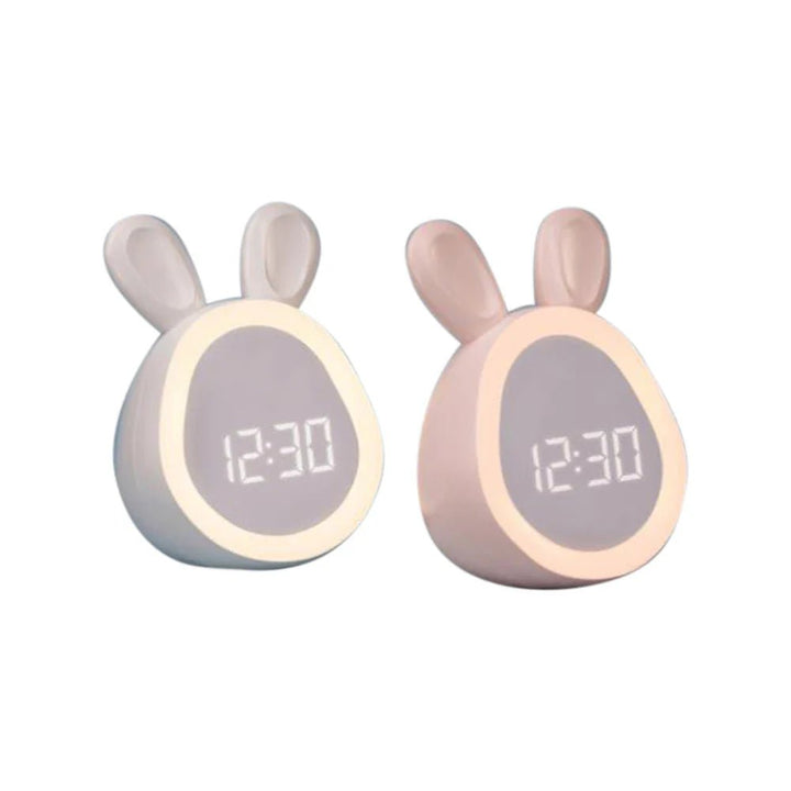 Kinderwecker in Kaninchenform mit LED Nachtlicht - BunniGlow