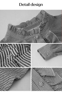 Trendige Gestreifte Damenbluse – Elise