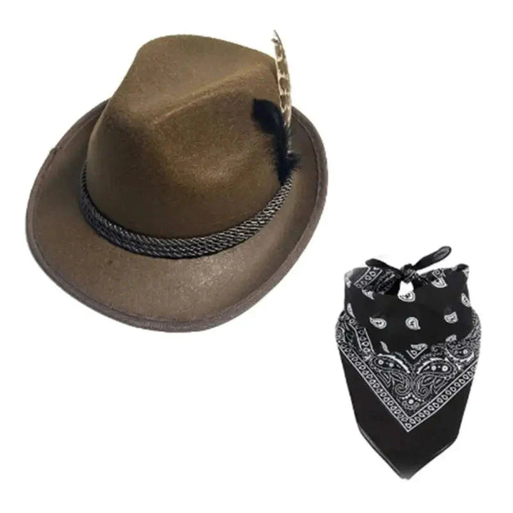 Trachten Accessoire-Set mit Hut & Schal – TrachtenHeld Oktoberfest 2025