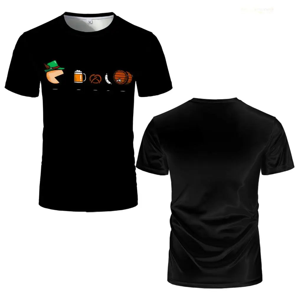 Oktoberfest T-Shirt mit Cartoon-Motiven – GaudiShirt Oktoberfest 2025