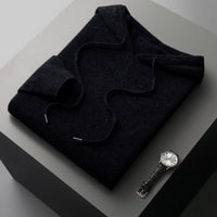 Herren-Hoodie aus Merinowolle – Cassiano Herbstedition