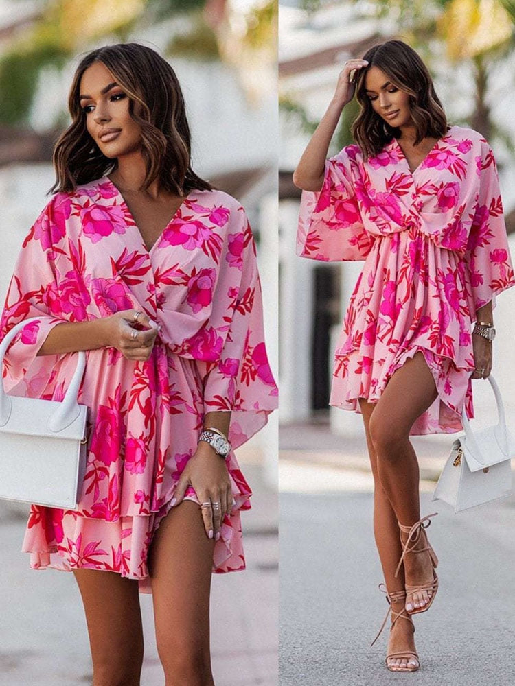 Luftige Mini Kleid - Elara