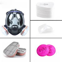 Vollgesichtsmaske mit Anti-Beschlag-Objektiv und Industriellen Gasfiltern