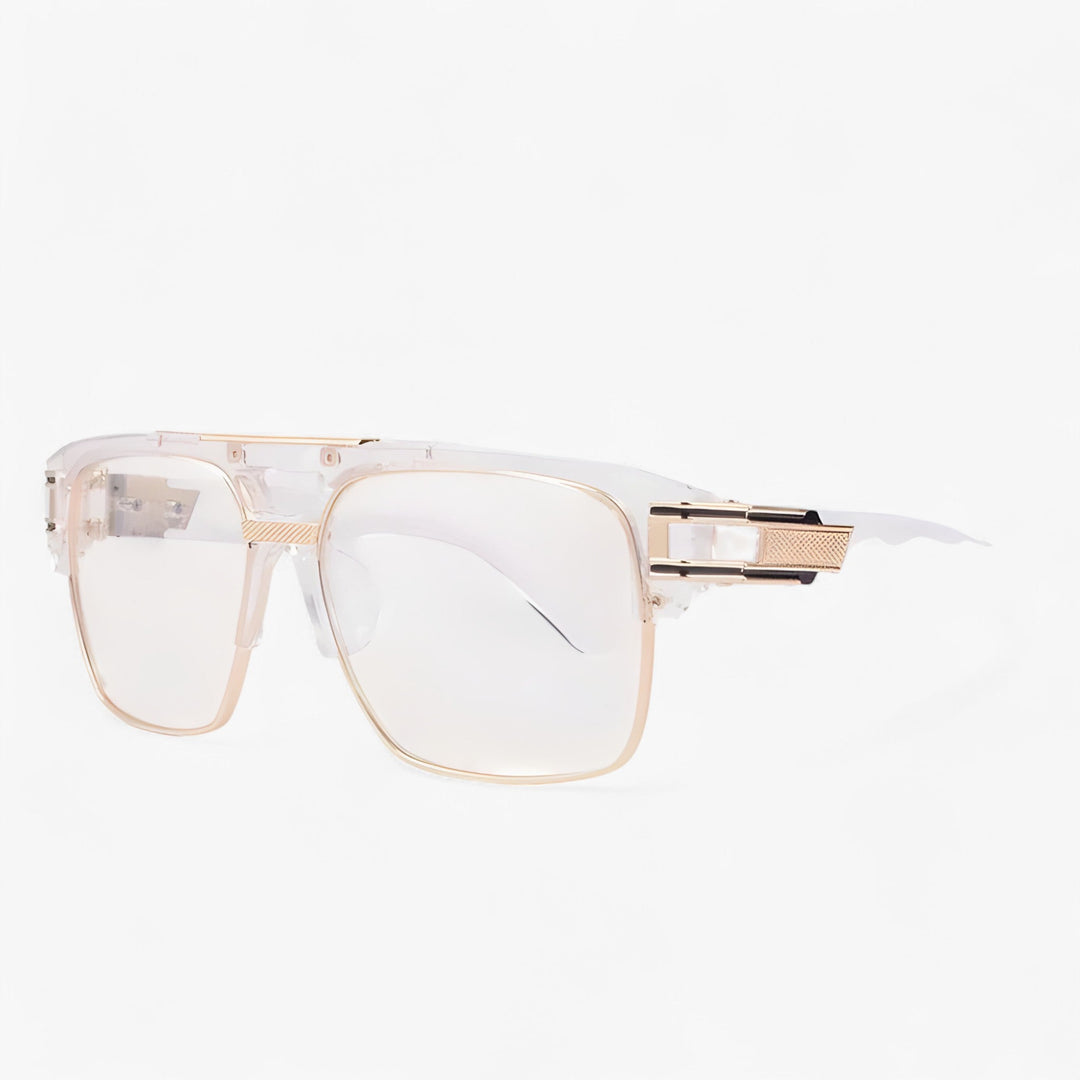 Verspiegelte Retro Designer-Sonnenbrille – Calvero