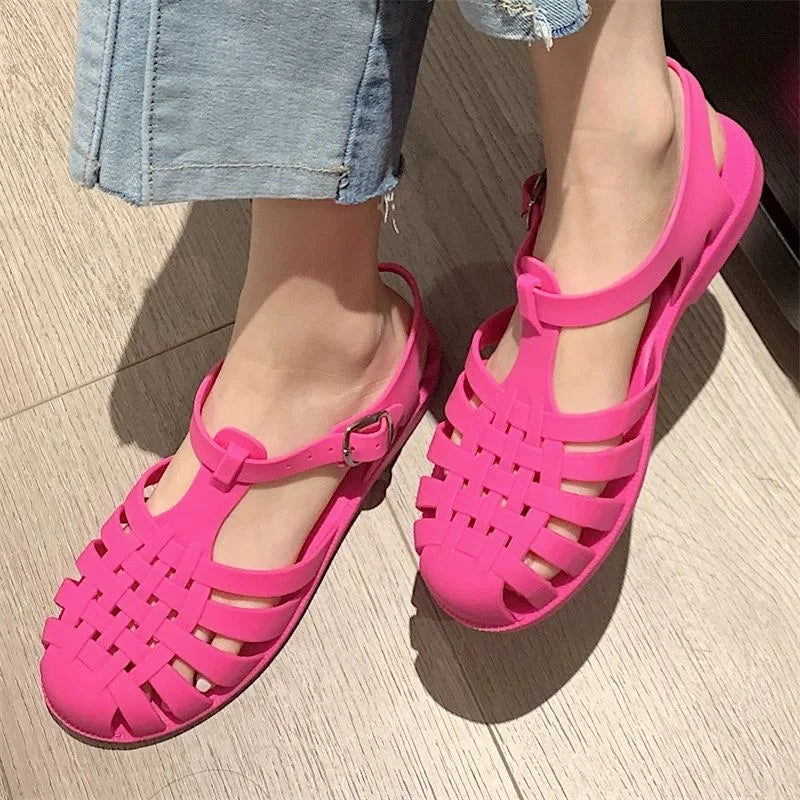 Trendige Plateau-Sandalen im Koreanischen Stil für Damen – Alina