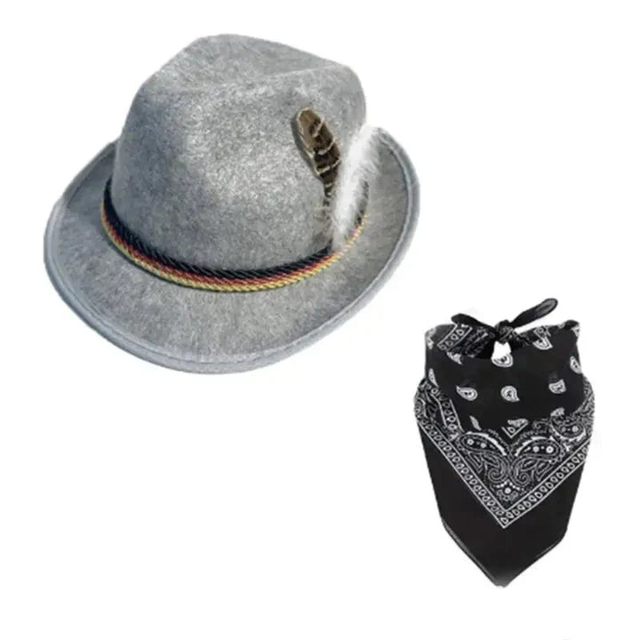Trachten Accessoire-Set mit Hut & Schal – TrachtenHeld Oktoberfest 2025