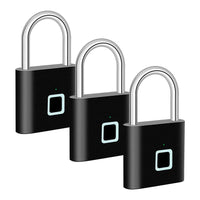 Smart-Fingerabdruck-Vorhängeschloss mit USB-Ladung und wasserdichtem Design – Titan