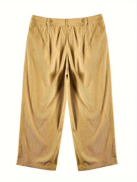 Damen Cordhose mit hoher Taille und geradem Schnitt – Elvira