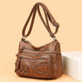 Vintage Leder Damenhandtasche – Isabella