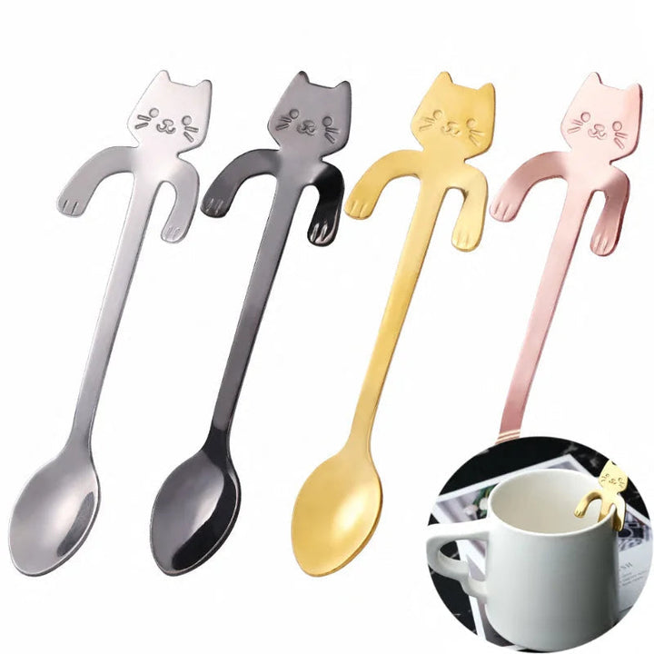 Mini-Katzenlöffel aus Edelstahl - Whiskra