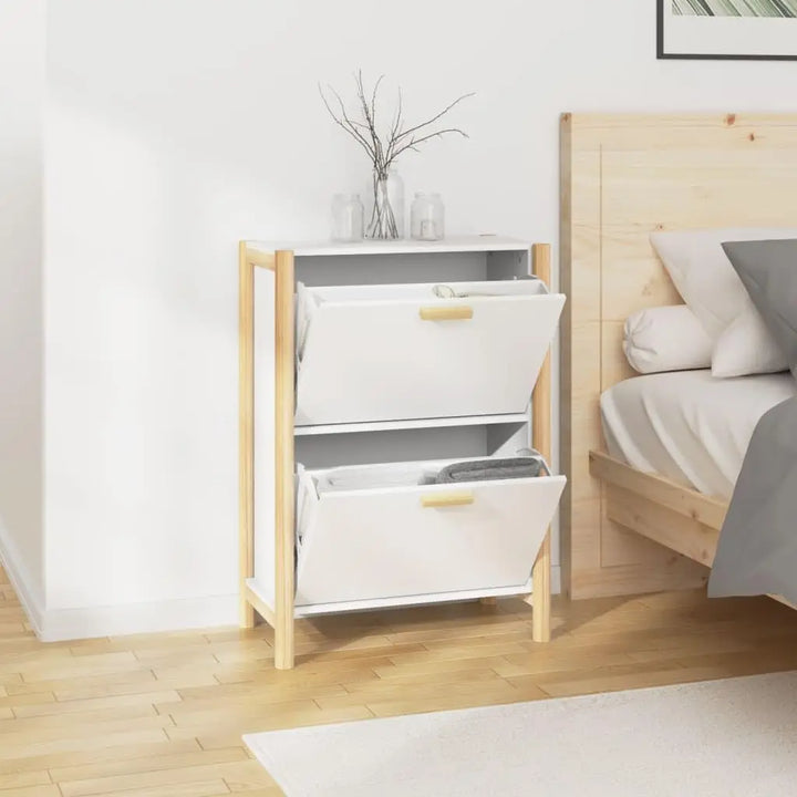 Slim Eingangs-Schuhe-Schränke mit Türen 57,5 × 33 × 80 cm – TidyStep