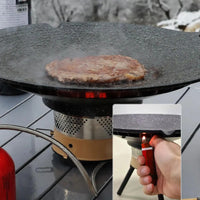 Tragbare Aluminium-Grillpfanne mit Griffen für Camping & BBQ – Arlo